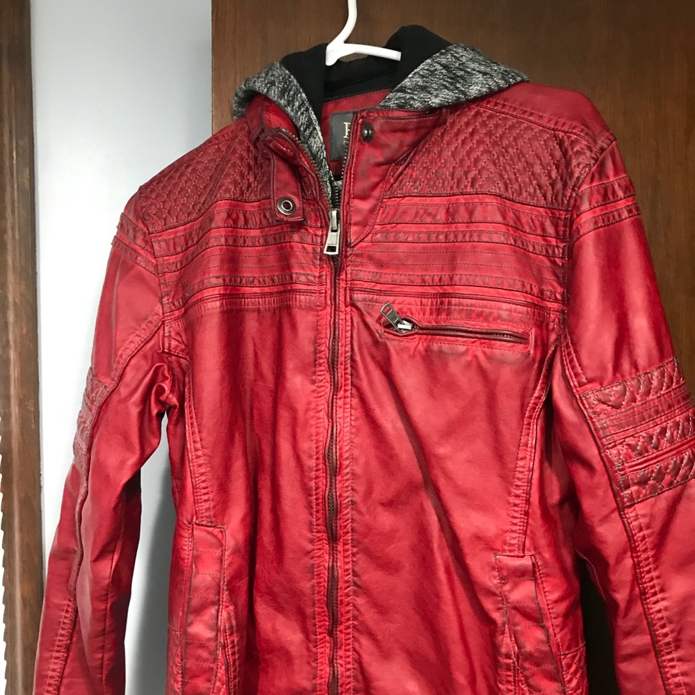 Red jacket